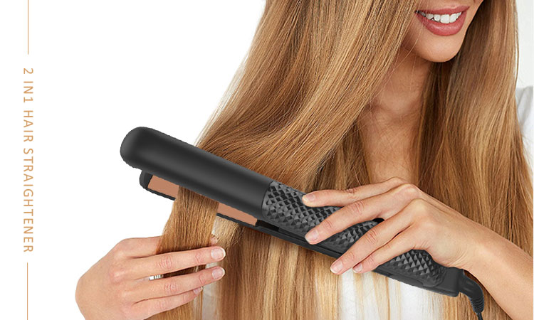 LED Display Flat Hair Straightener For Both Straight And Curly Hair