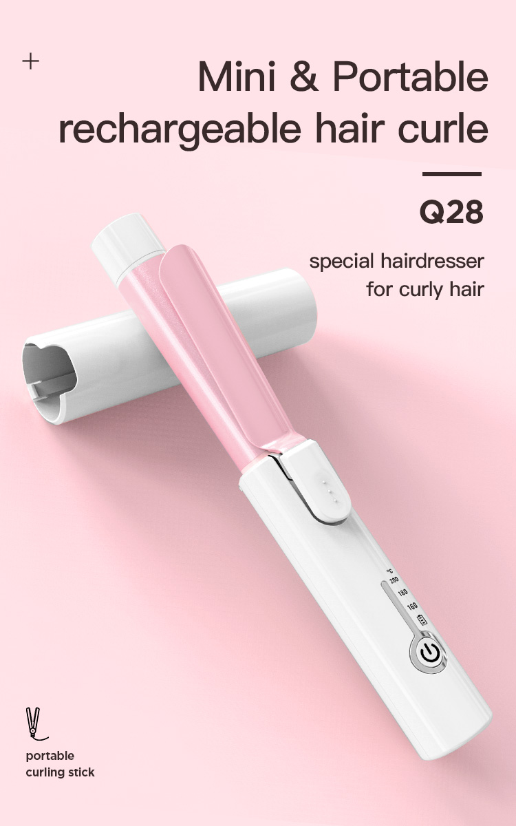 USB Mini professional curler cordless hair curler