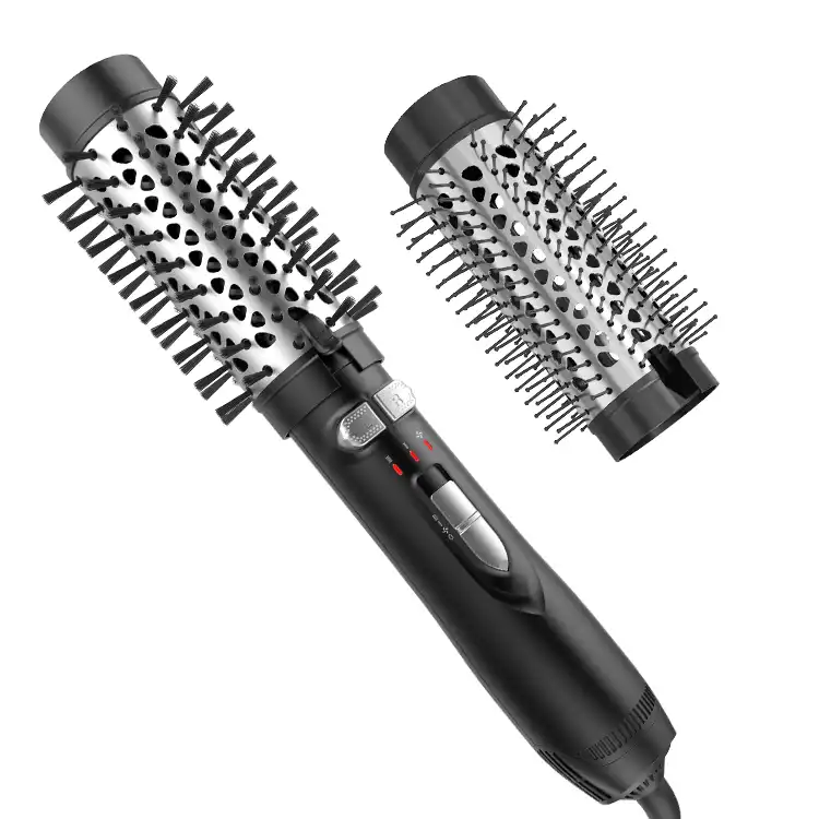 Interchangeable heads  2 in 1 hot air brush