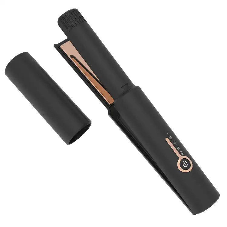 Rechargeable Wireless Hair Straightening And Curling Iron