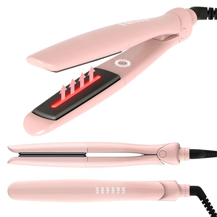 Multifunctional negative ion infrared hair straightener production factory