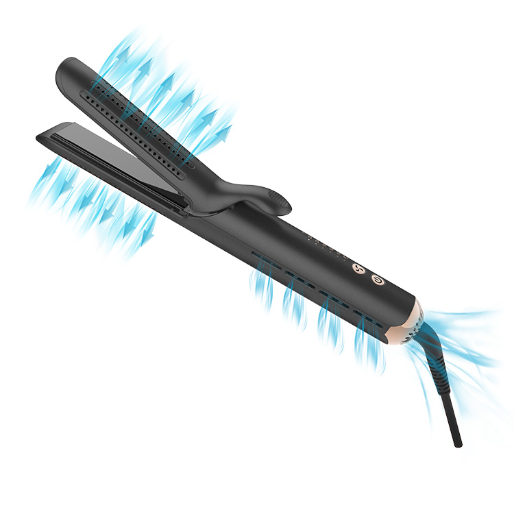 Fer à lisser à 360 ° Airflow Cooling Flat Iron Hair Curler