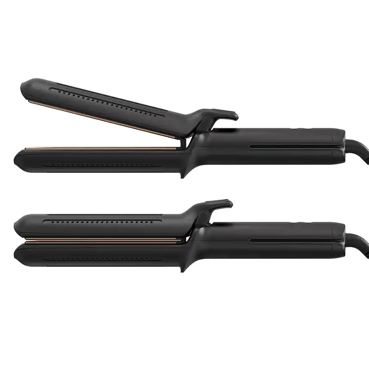 Hair Straightener And Curler With Big Size Of Plate