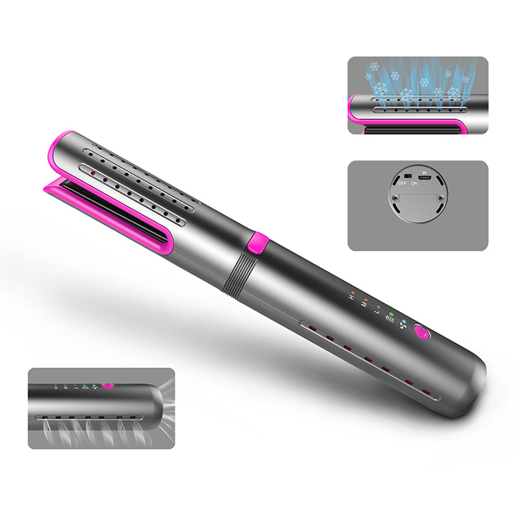 Wireless Automatic Cool Air Curling Iron Hair Curler