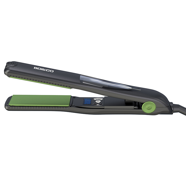 LED Kisi taċ-ċeramika Flat Iron Hair Straightener