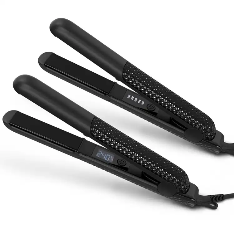 LED Display Flat Hair Straightener For Both Straight And Curly Hair
