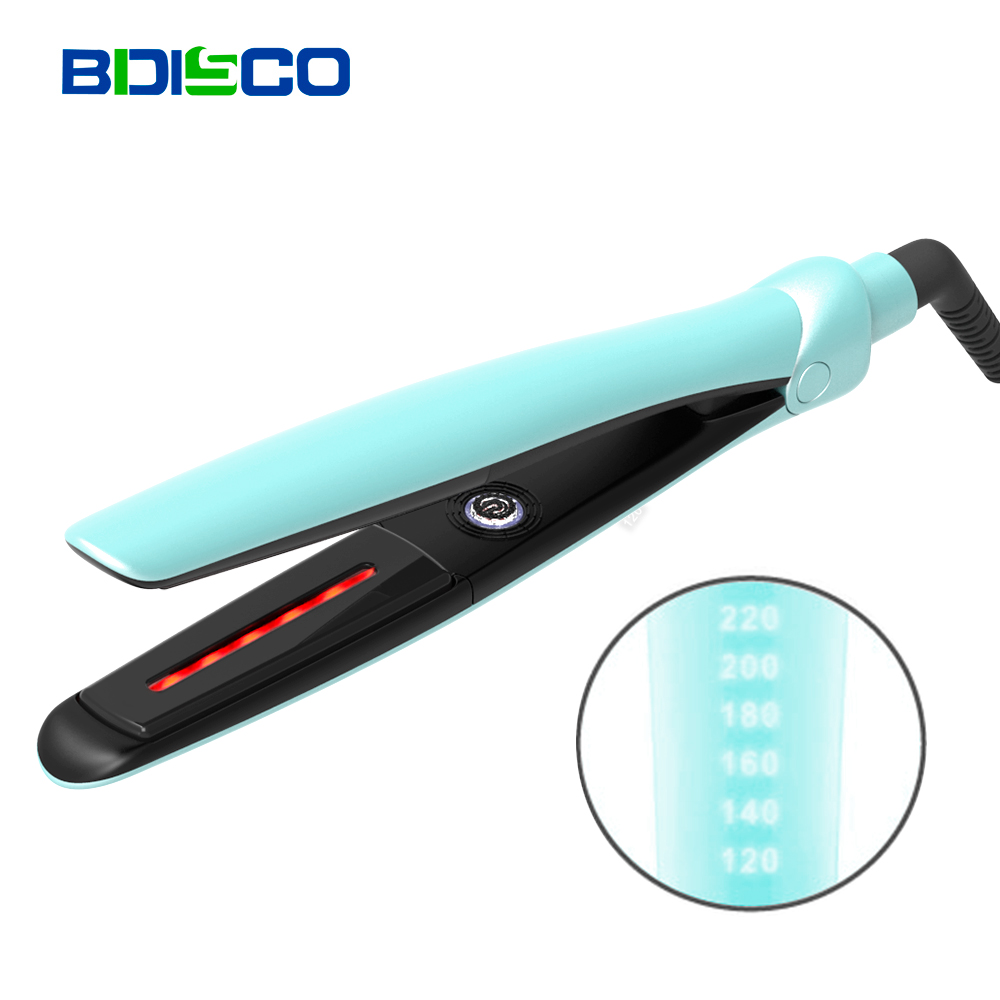 Multifunctional negative ion infrared hair straightener production factory