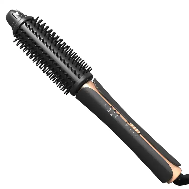 Interchangeable curling iron heated curling comb